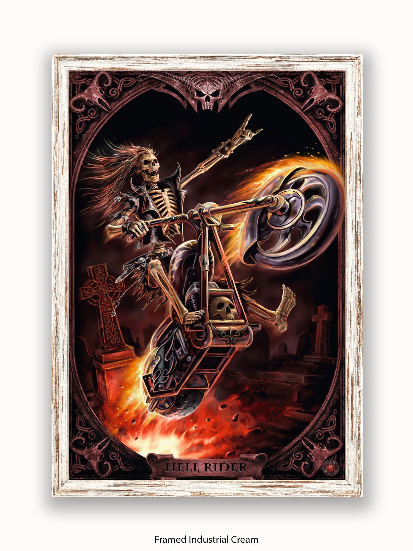 Anne  Stokes  Hellrider Poster