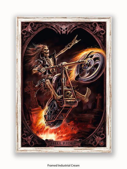 Anne  Stokes  Hellrider Poster