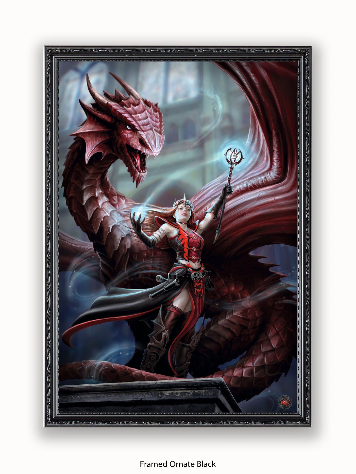 Anne  Stokes  Scarlet  Mage Poster