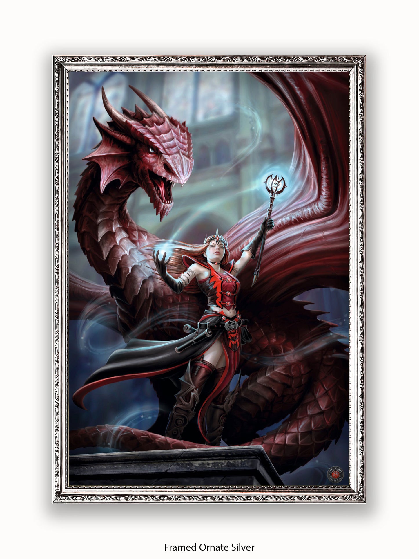 Anne  Stokes  Scarlet  Mage Poster