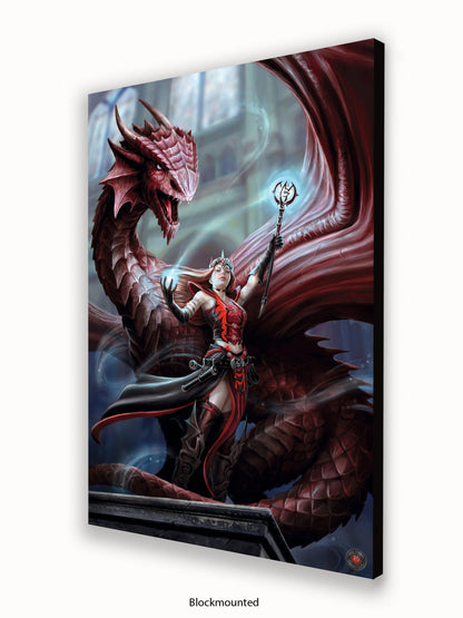 Anne  Stokes  Scarlet  Mage Poster