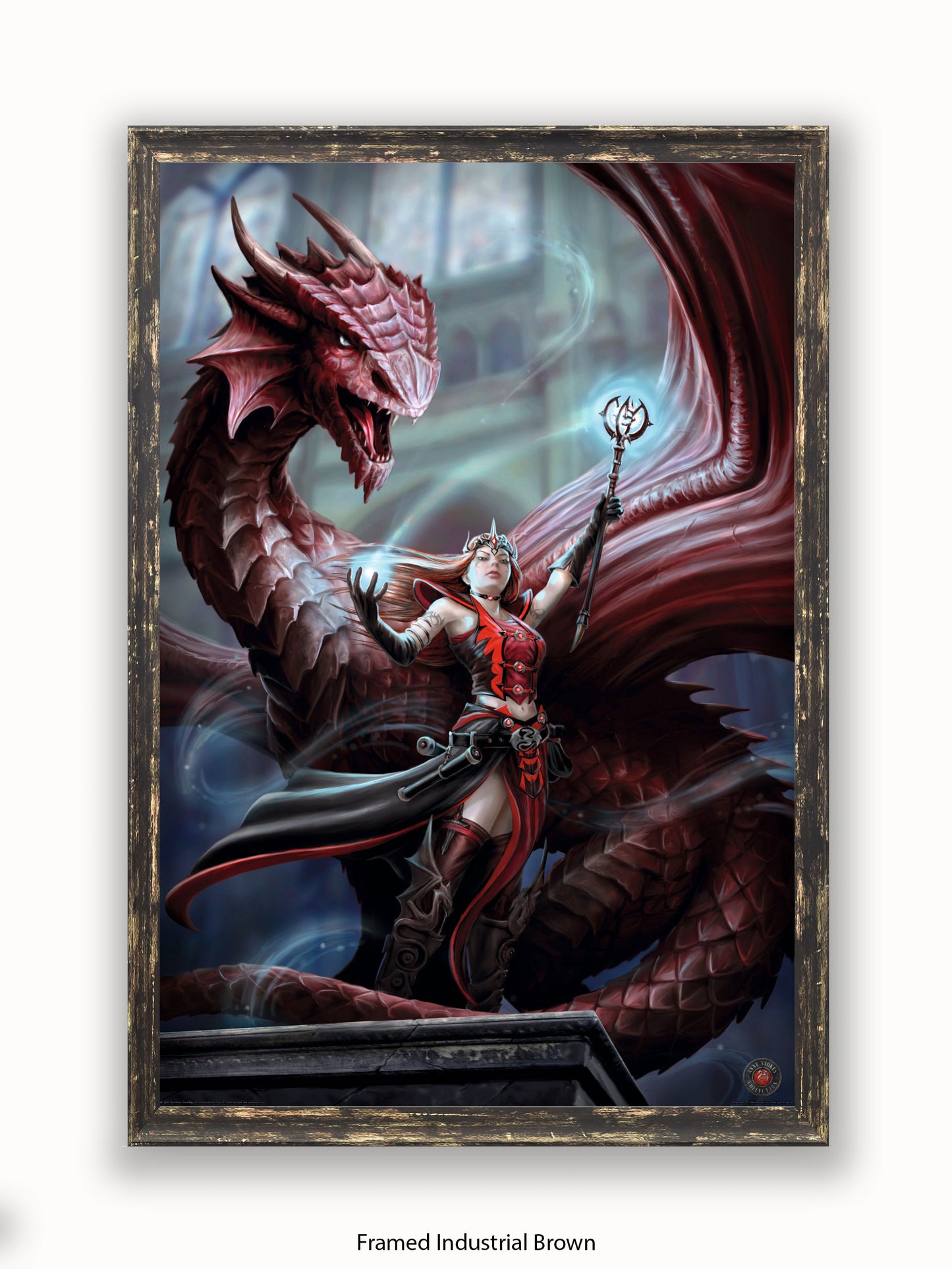 Anne  Stokes  Scarlet  Mage Poster
