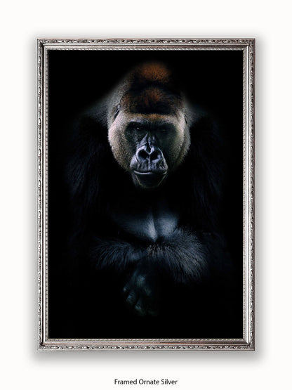 Gorilla Kings Of Nature Poster