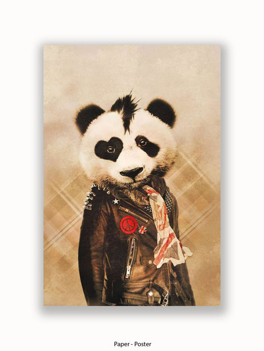 Panda Punk Poster