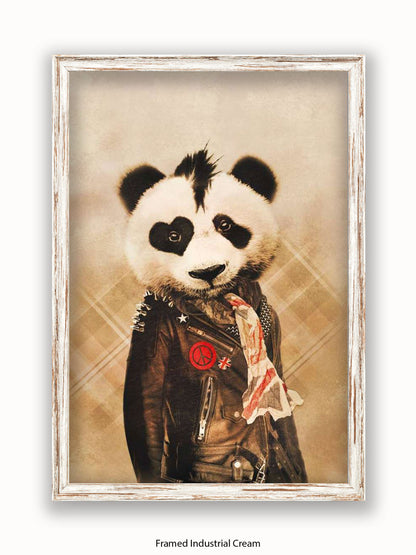 Panda Punk Poster