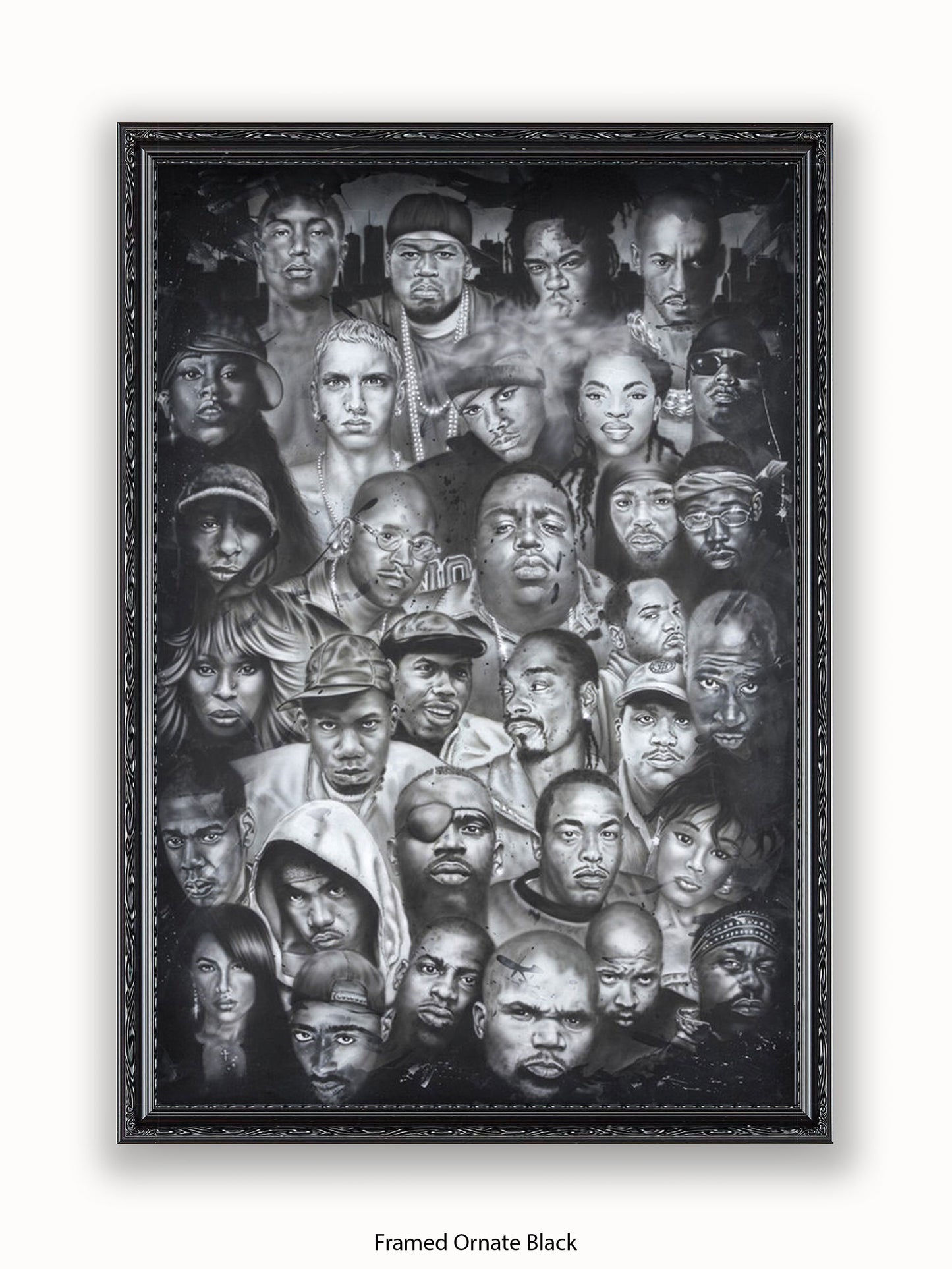 Hip Hop Collage Poster