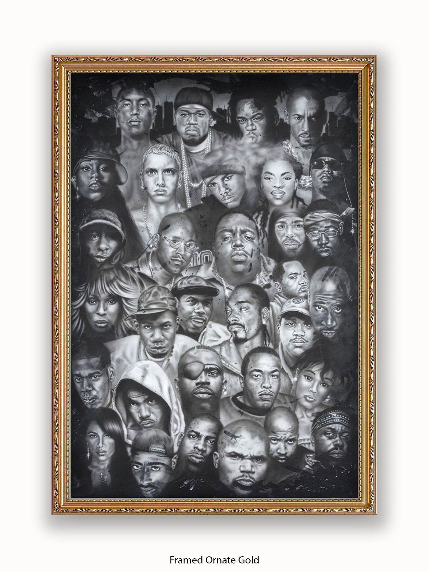 Hip Hop Collage Poster