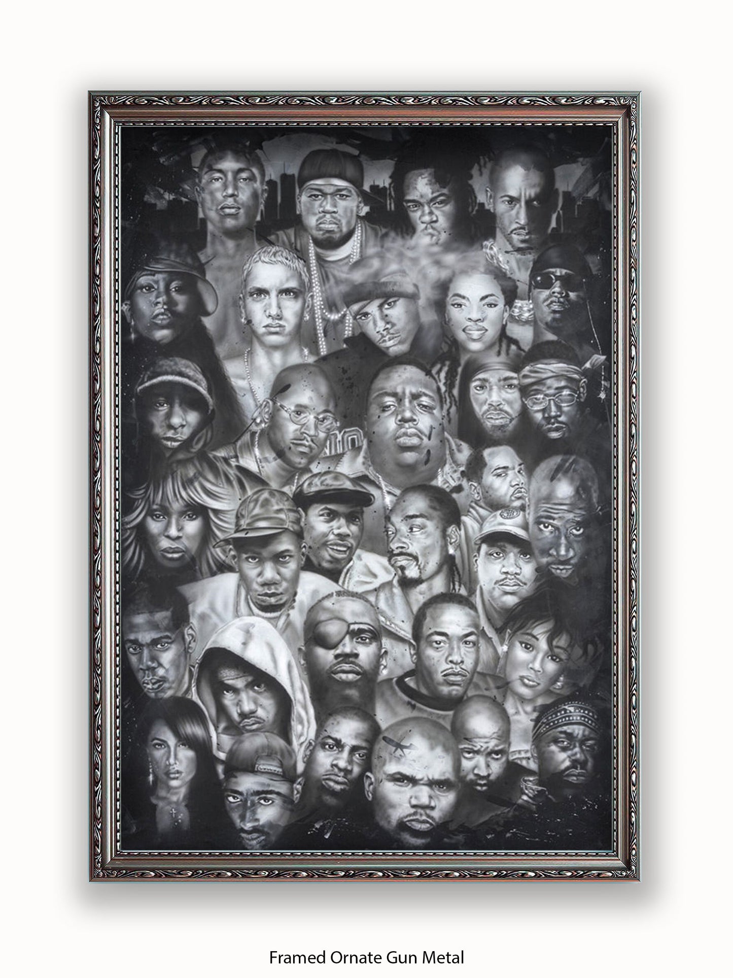 Hip Hop Collage Poster