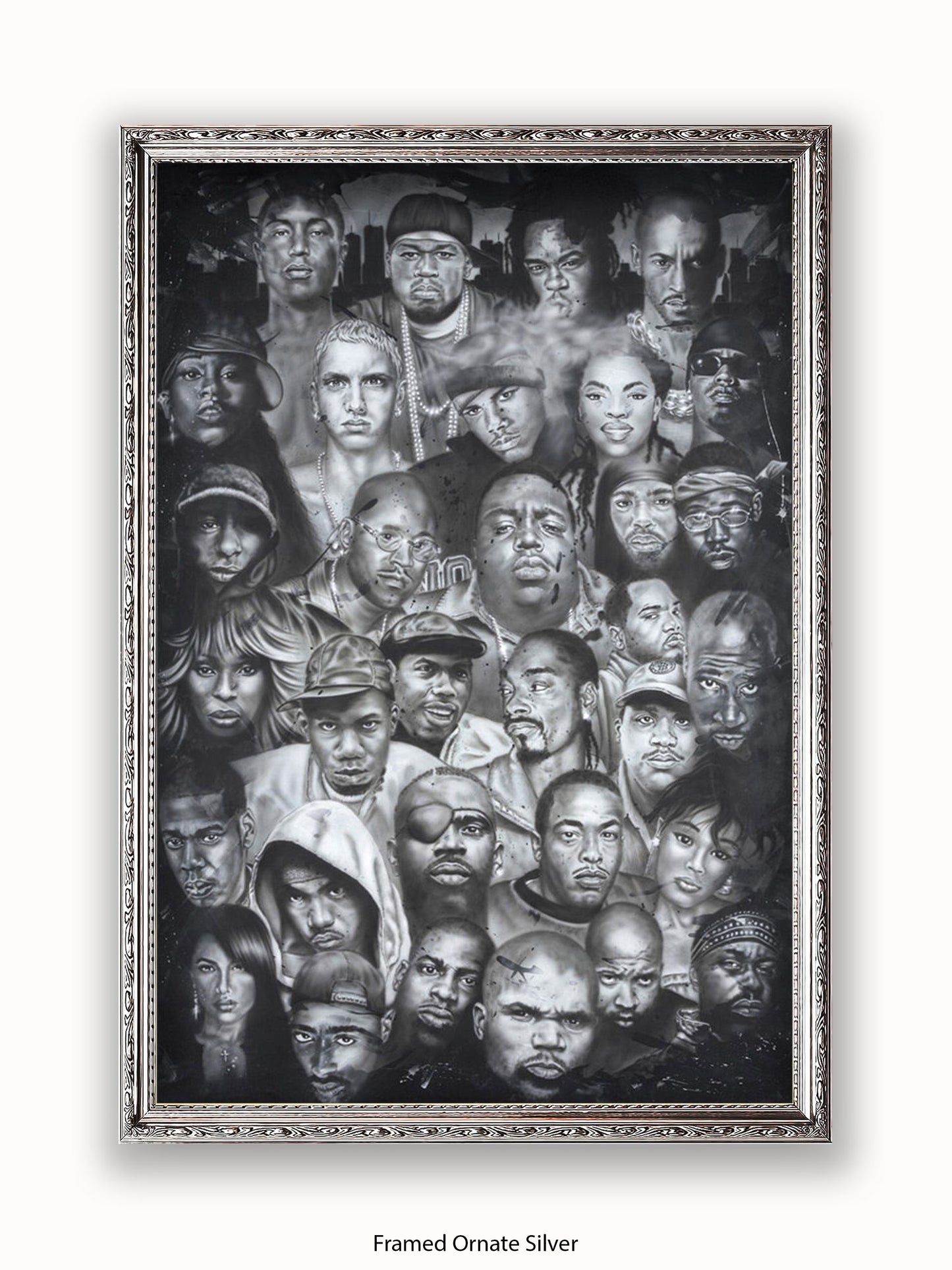 Hip Hop Collage Poster