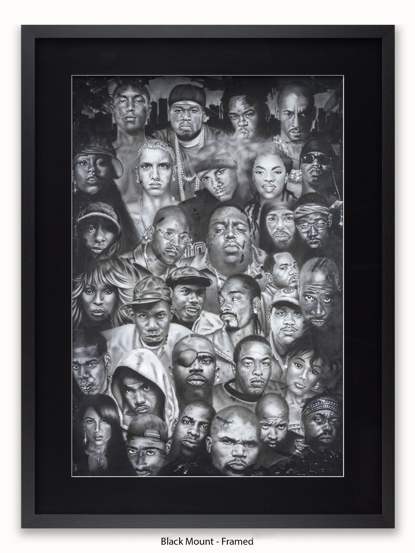 Hip Hop Collage Poster