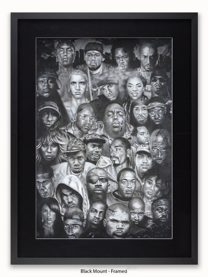 Hip Hop Collage Poster
