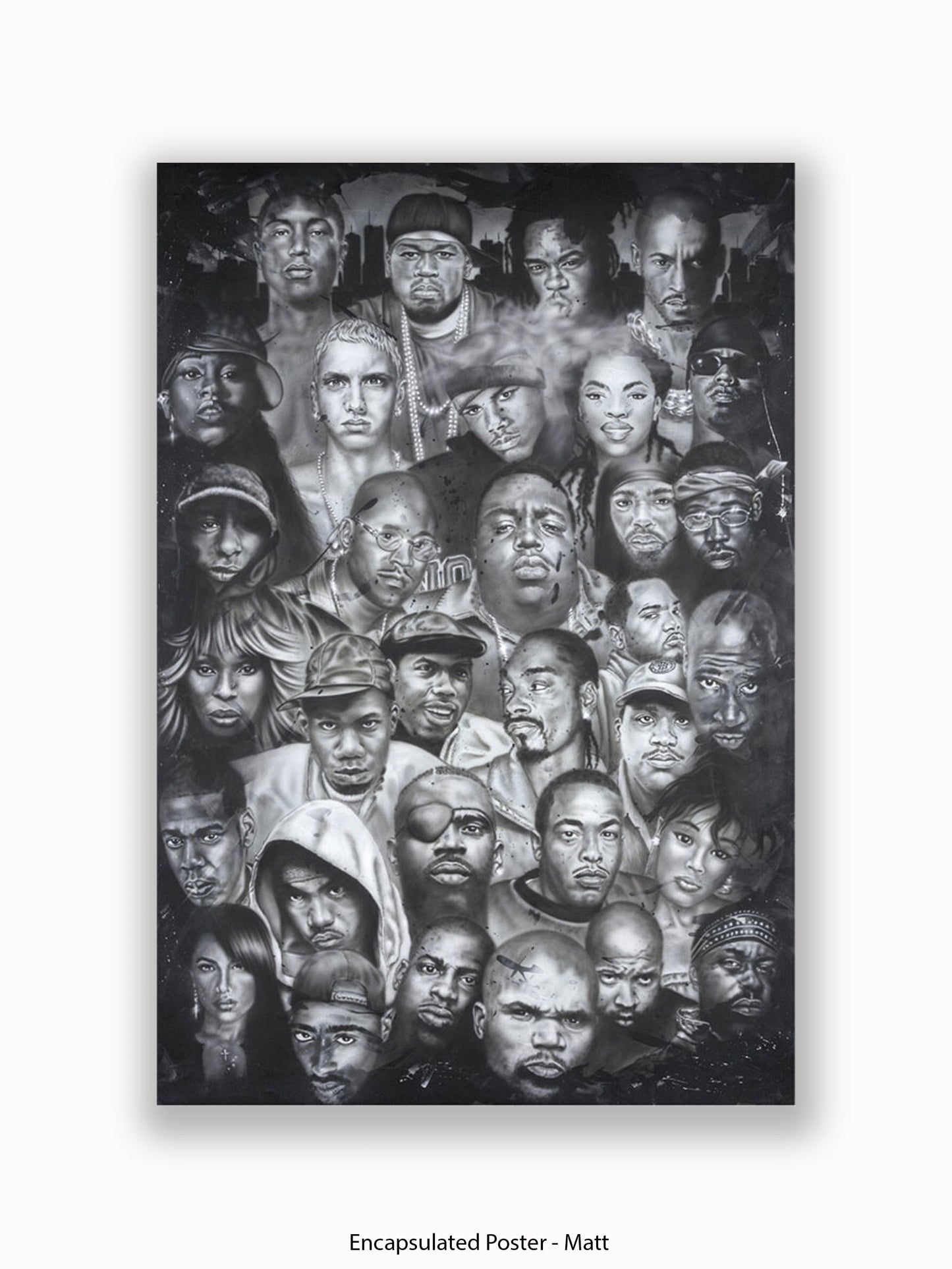 Hip Hop Collage Poster