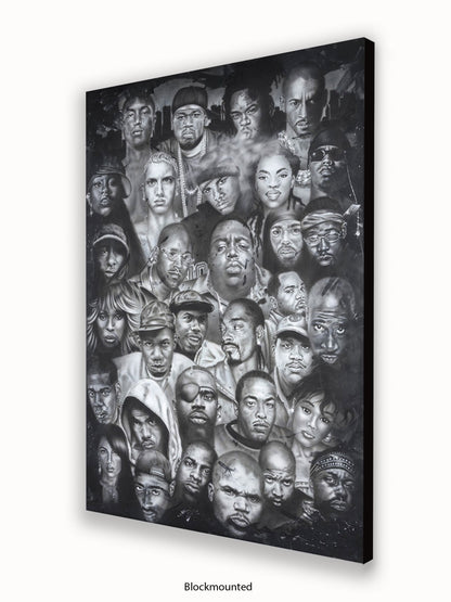 Hip Hop Collage Poster