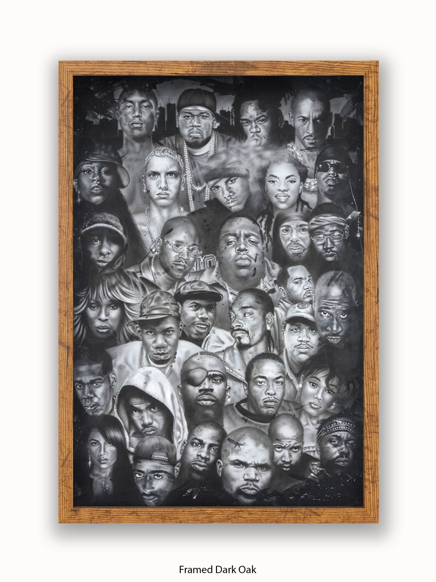 Hip Hop Collage Poster