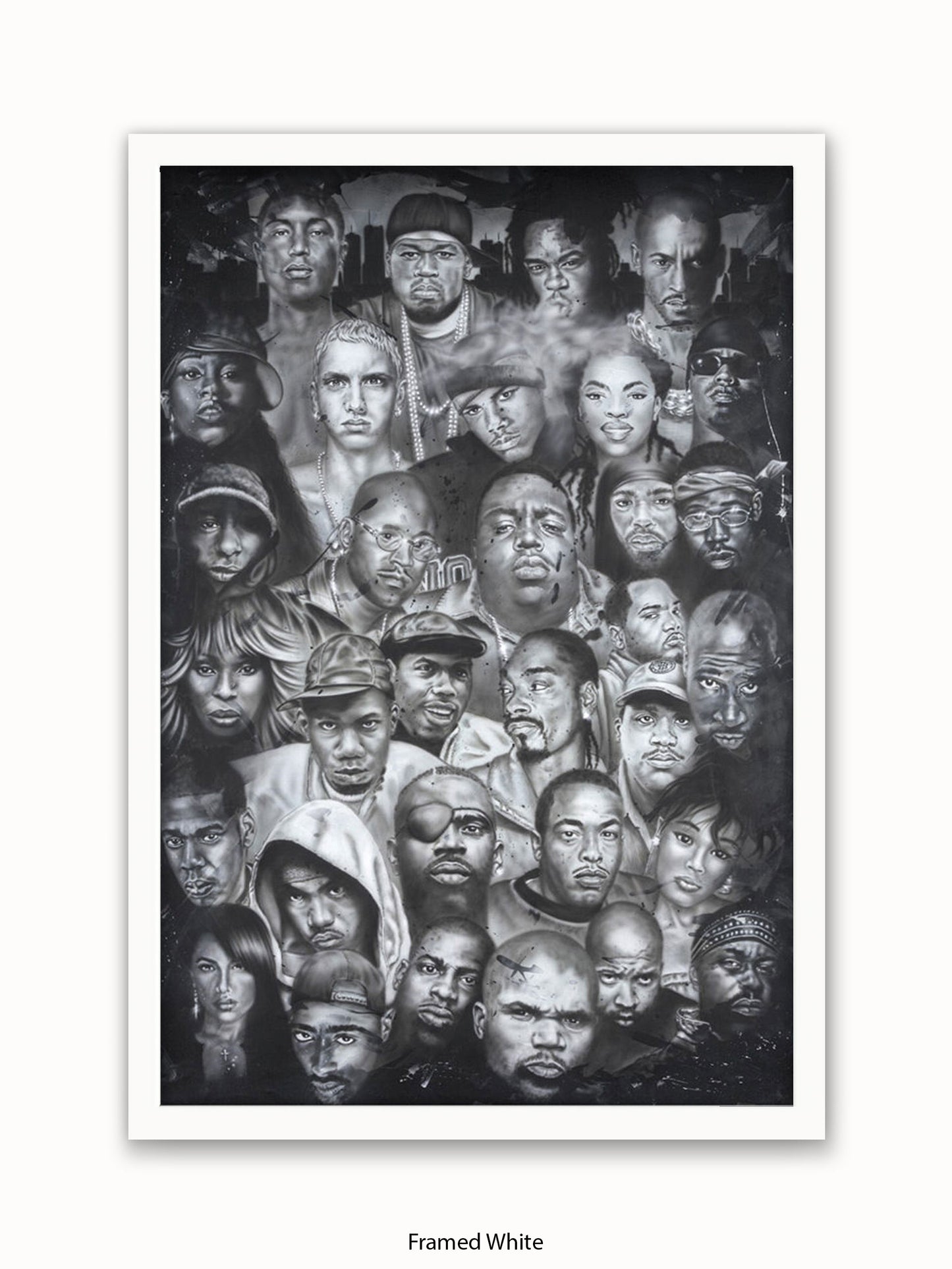 Hip Hop Collage Poster