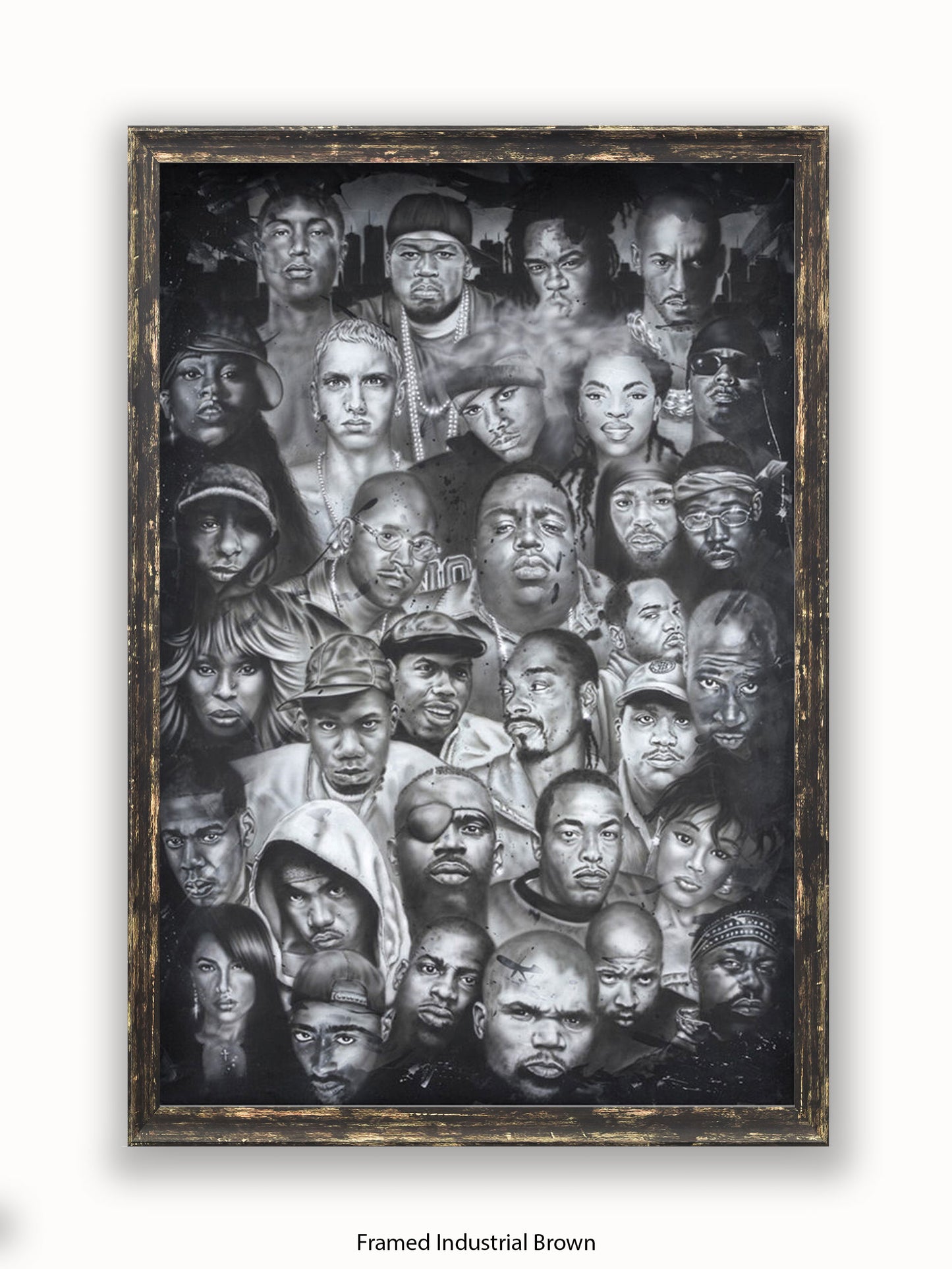 Hip Hop Collage Poster