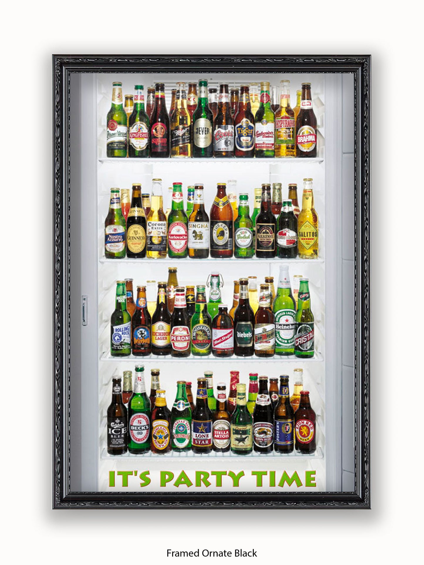 Beer It's Party Time Poster