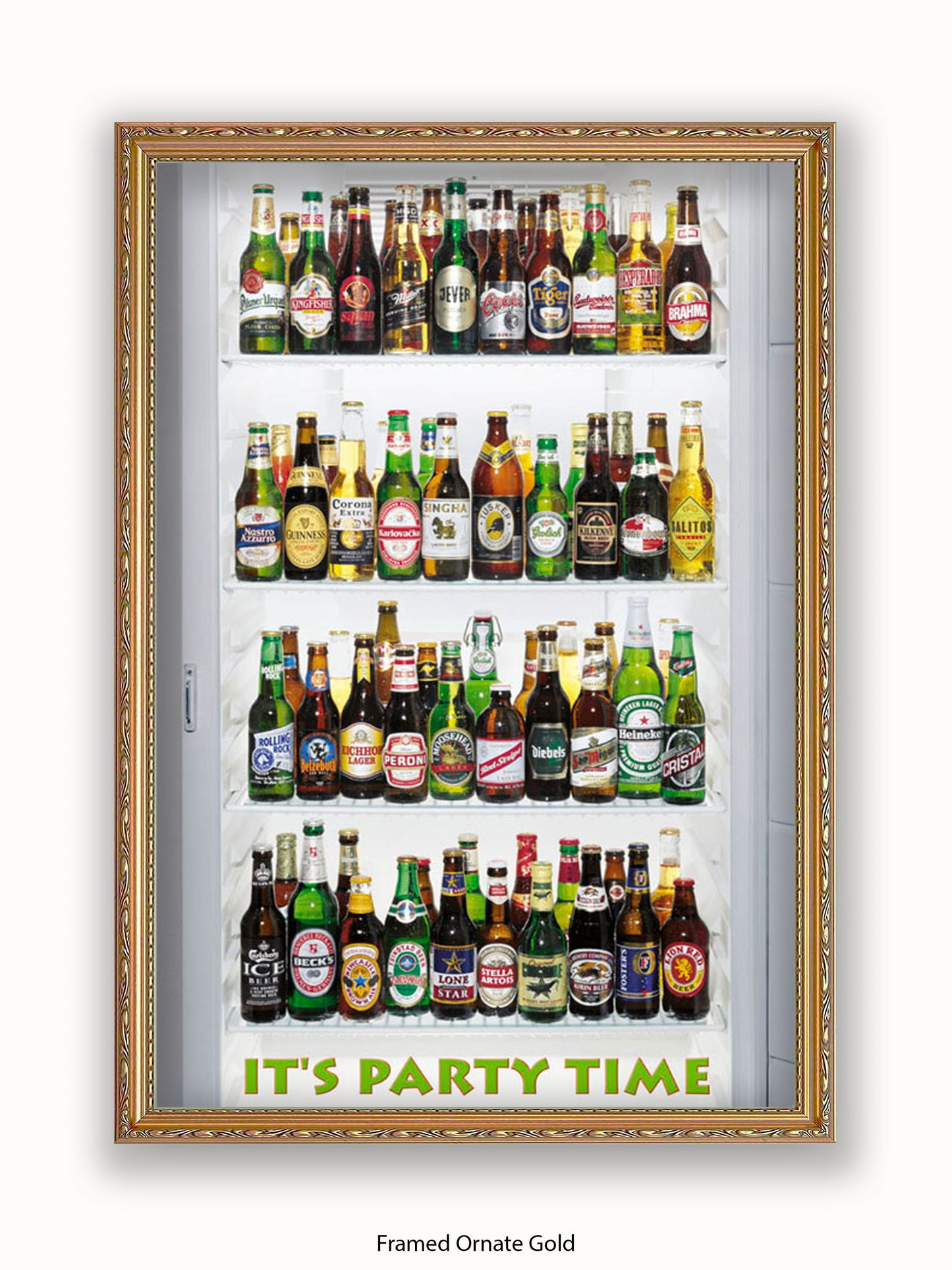 Beer It's Party Time Poster