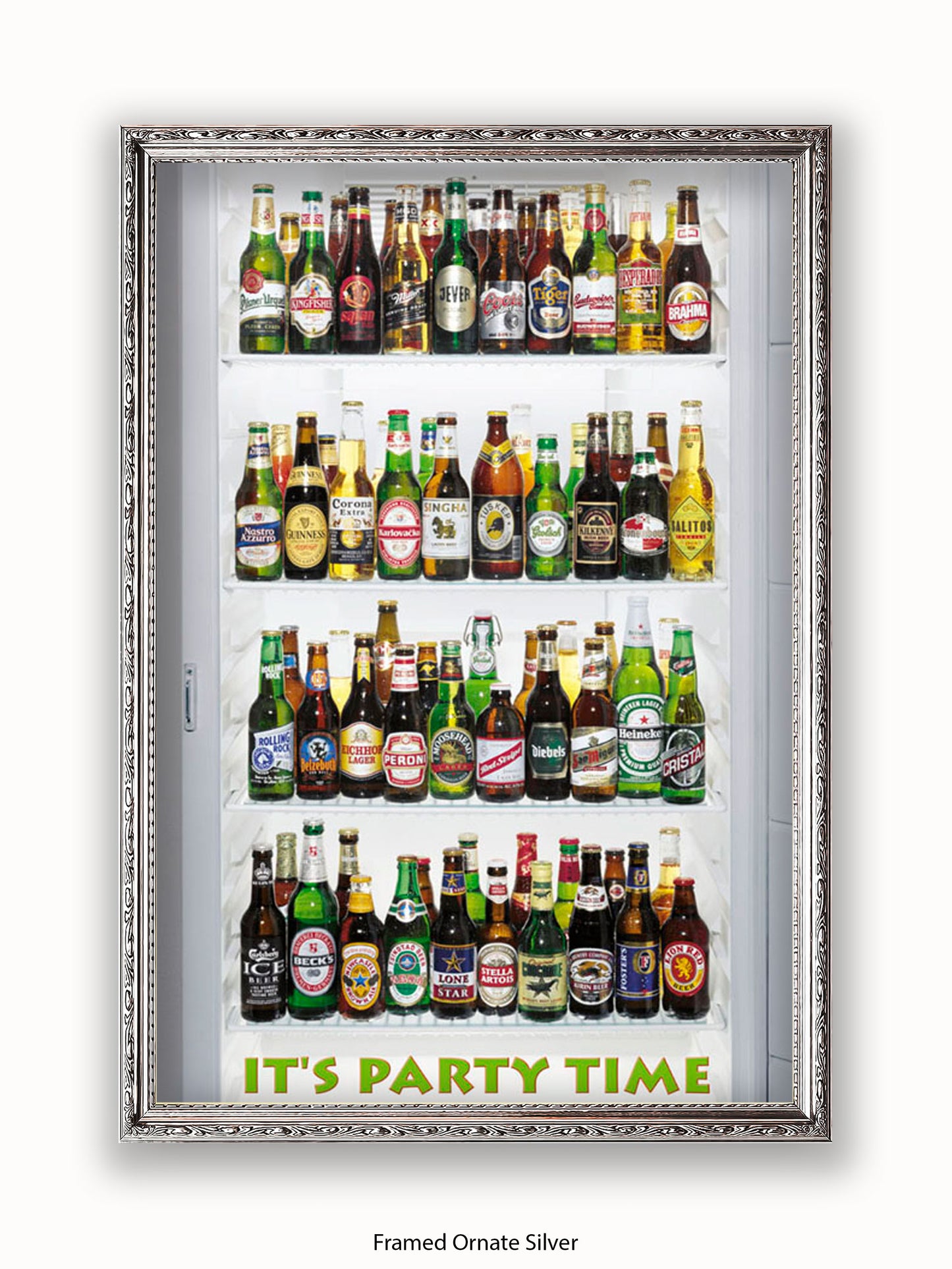 Beer It's Party Time Poster