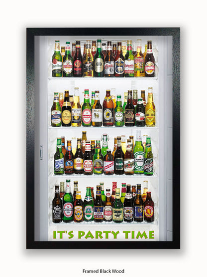 Beer It's Party Time Poster