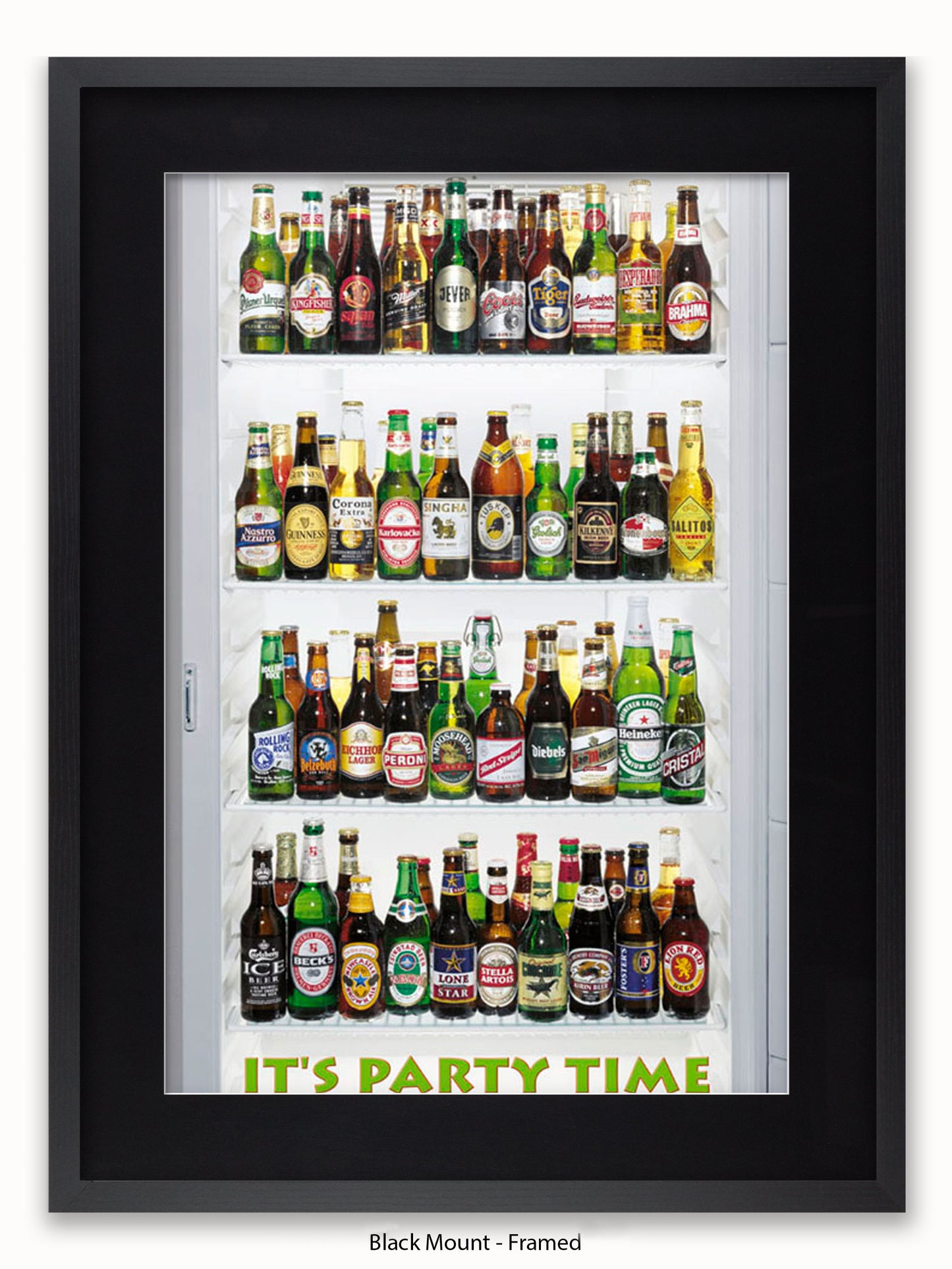 Beer It's Party Time Poster