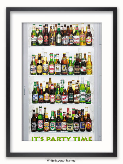 Beer It's Party Time Poster