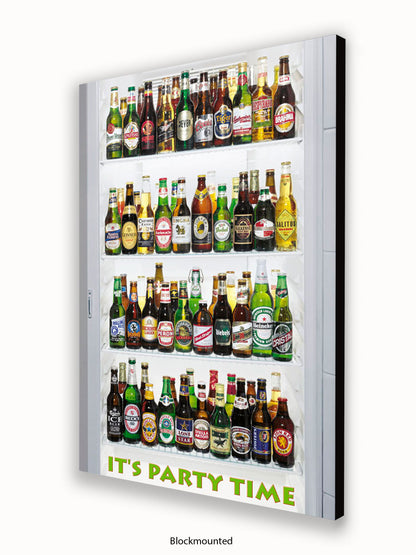 Beer It's Party Time Poster