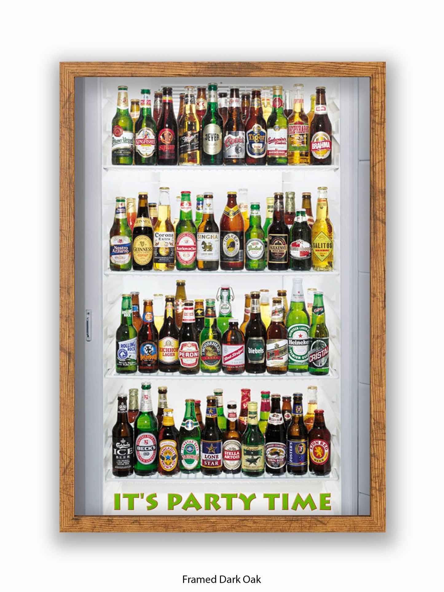 Beer It's Party Time Poster