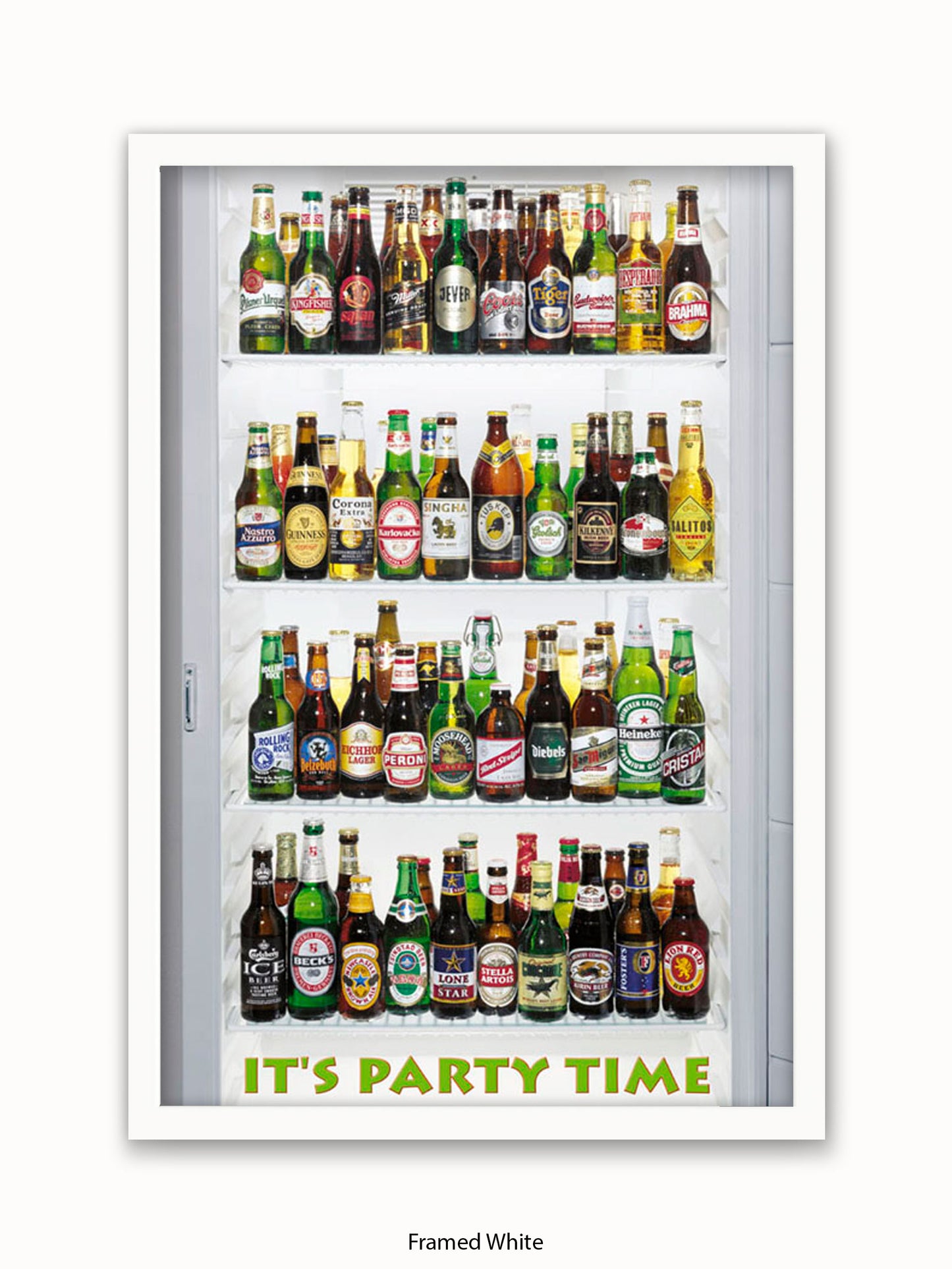 Beer It's Party Time Poster
