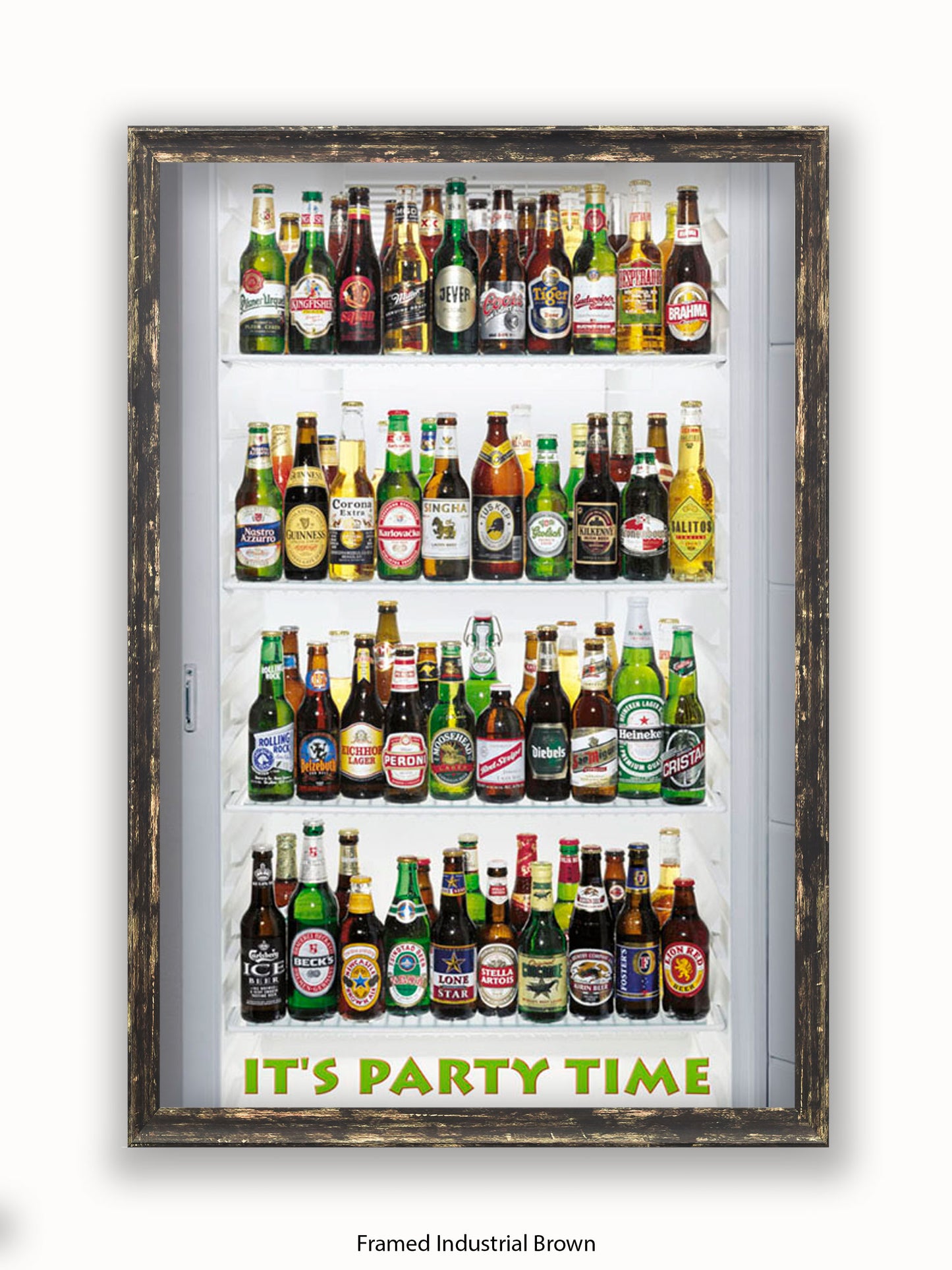 Beer It's Party Time Poster