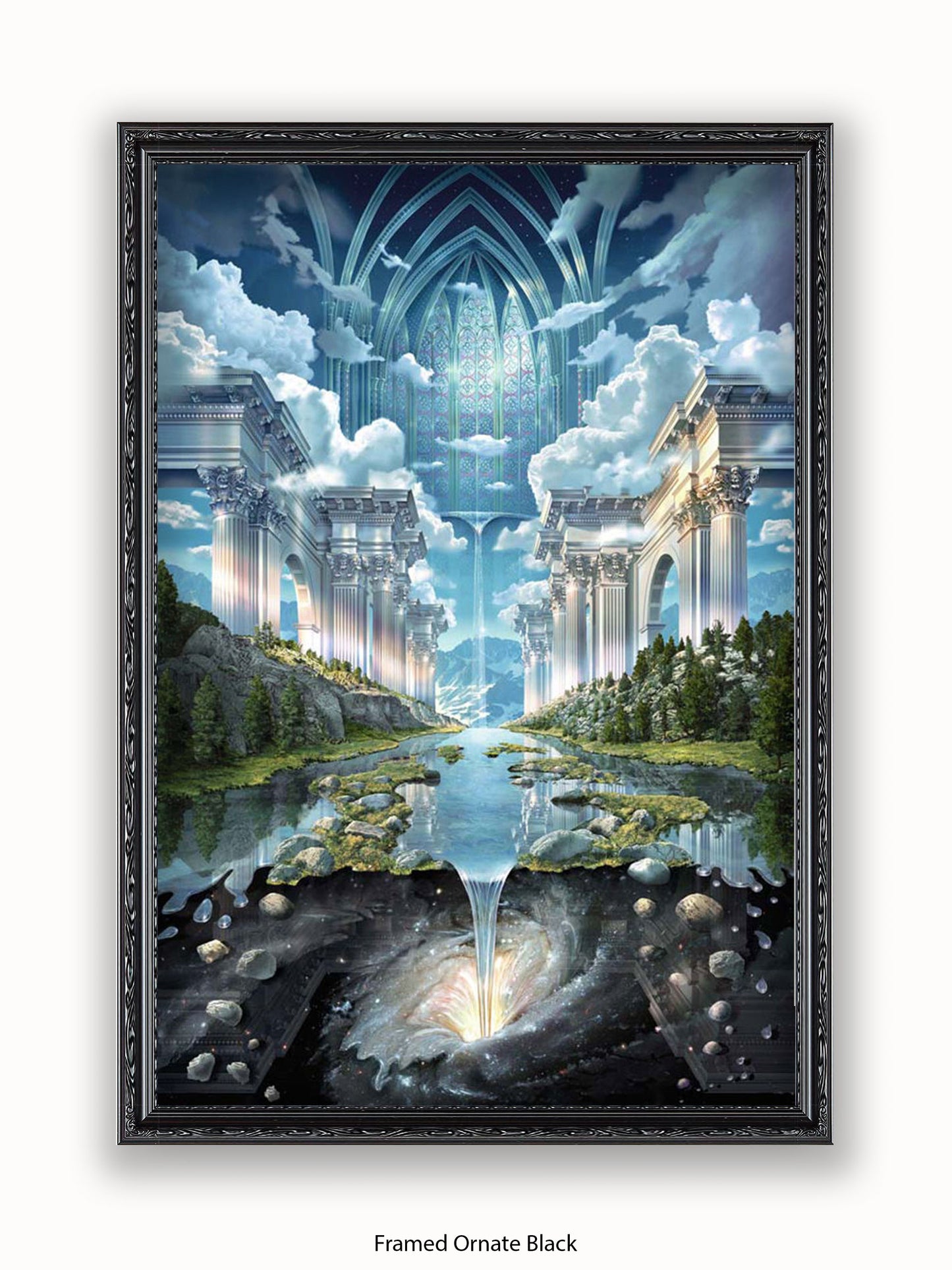 Genesis II Abstract Psychedelic Poster