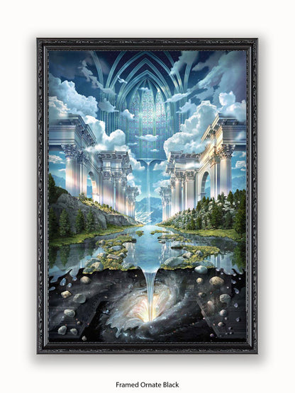 Genesis II Abstract Psychedelic Poster