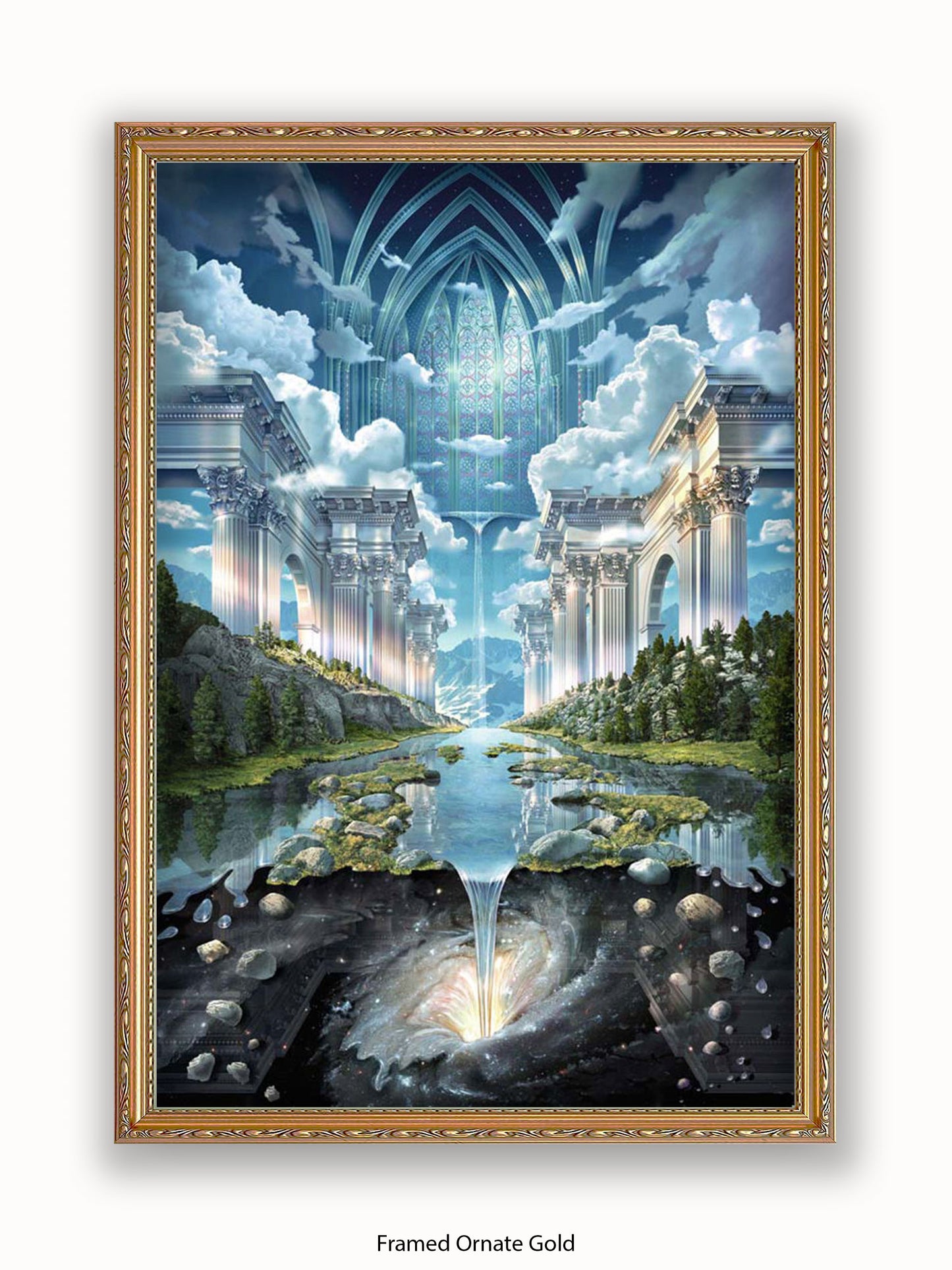 Genesis II Abstract Psychedelic Poster