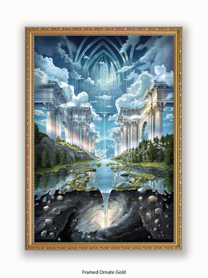 Genesis II Abstract Psychedelic Poster