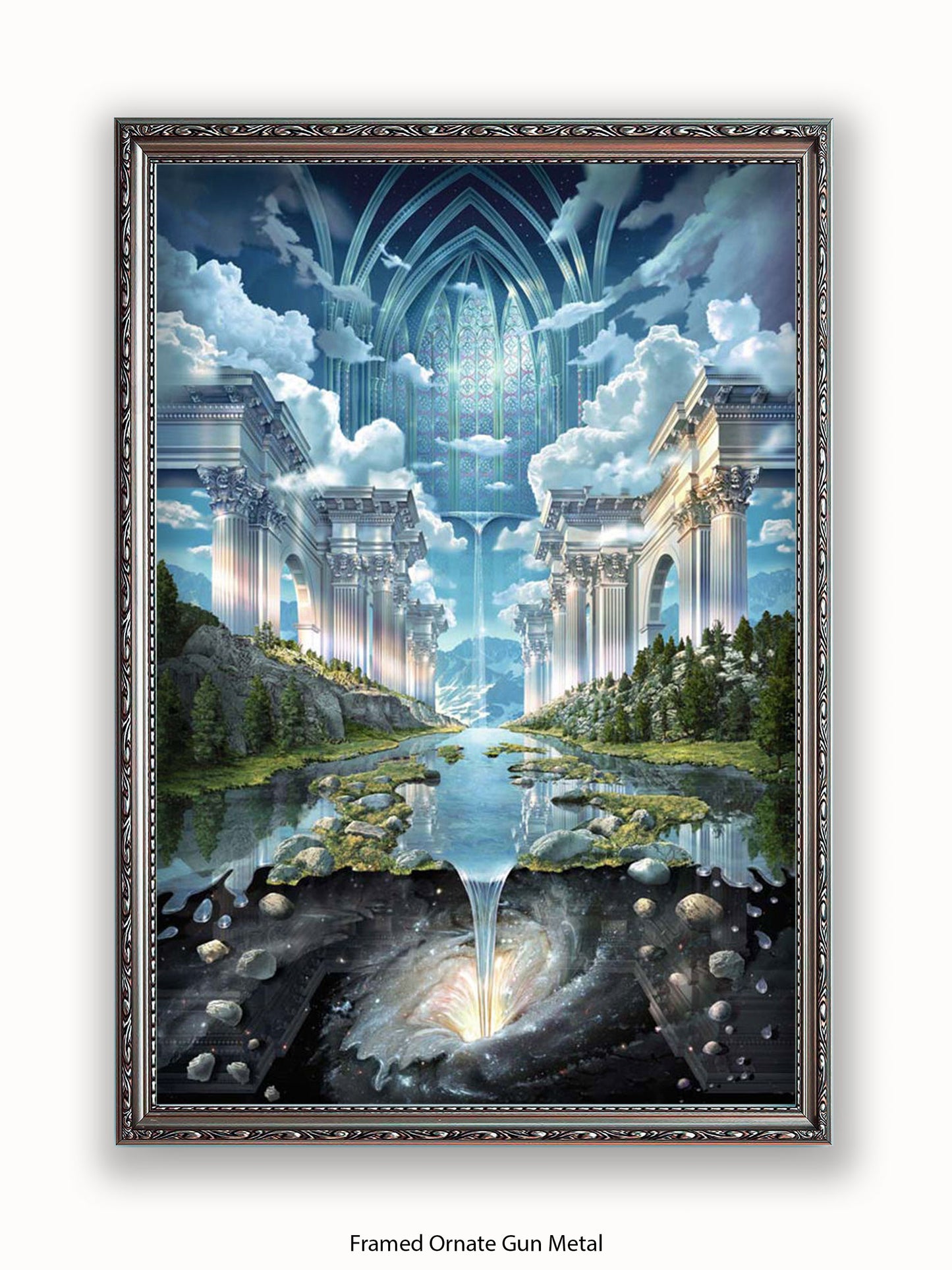 Genesis II Abstract Psychedelic Poster