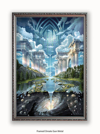 Genesis II Abstract Psychedelic Poster