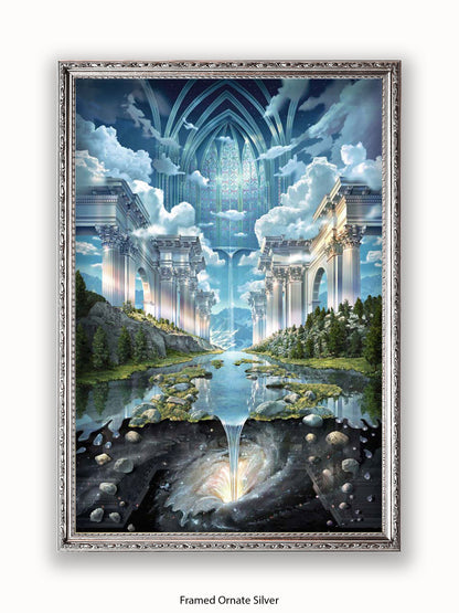 Genesis II Abstract Psychedelic Poster