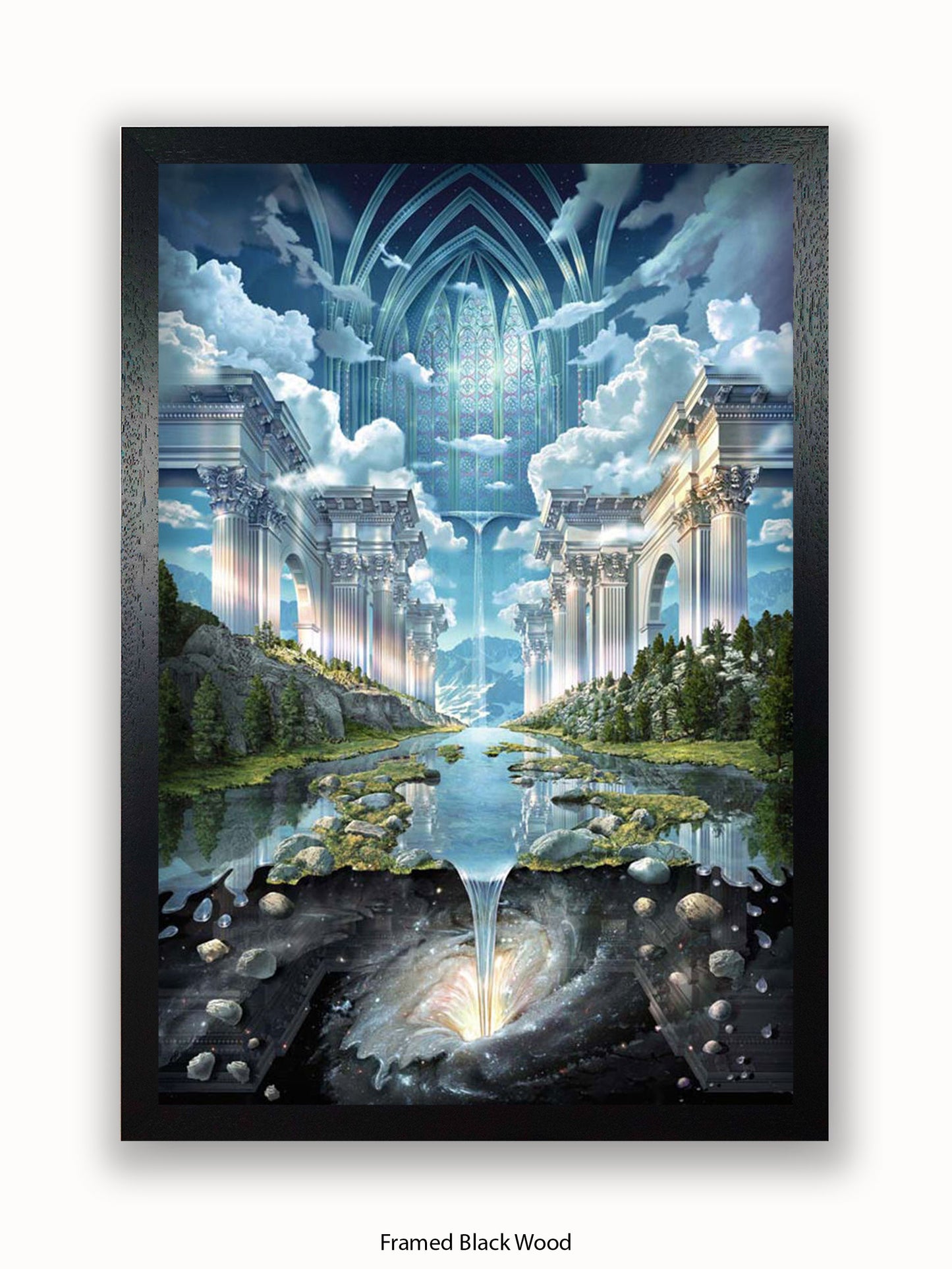 Genesis II Abstract Psychedelic Poster