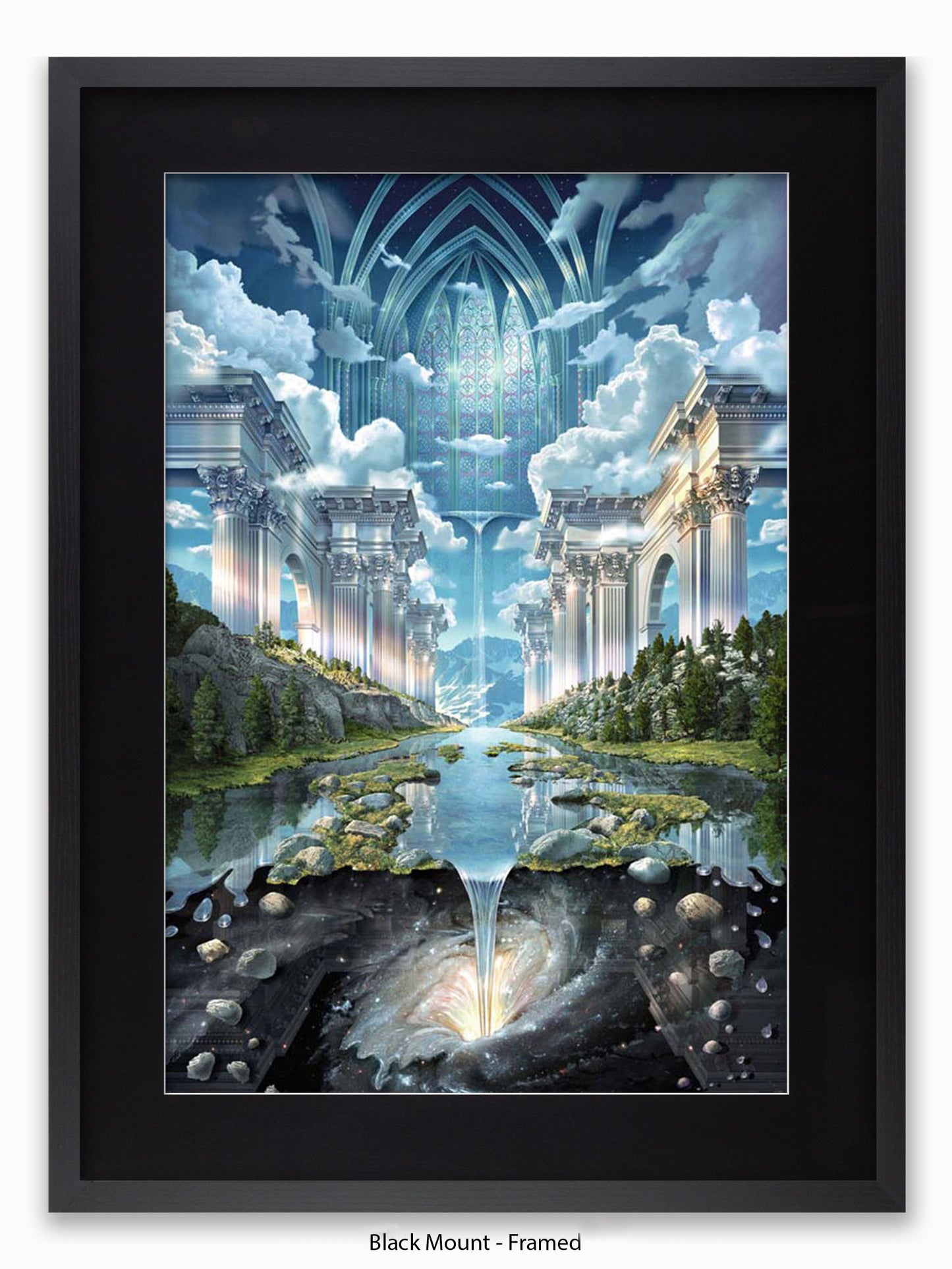 Genesis II Abstract Psychedelic Poster