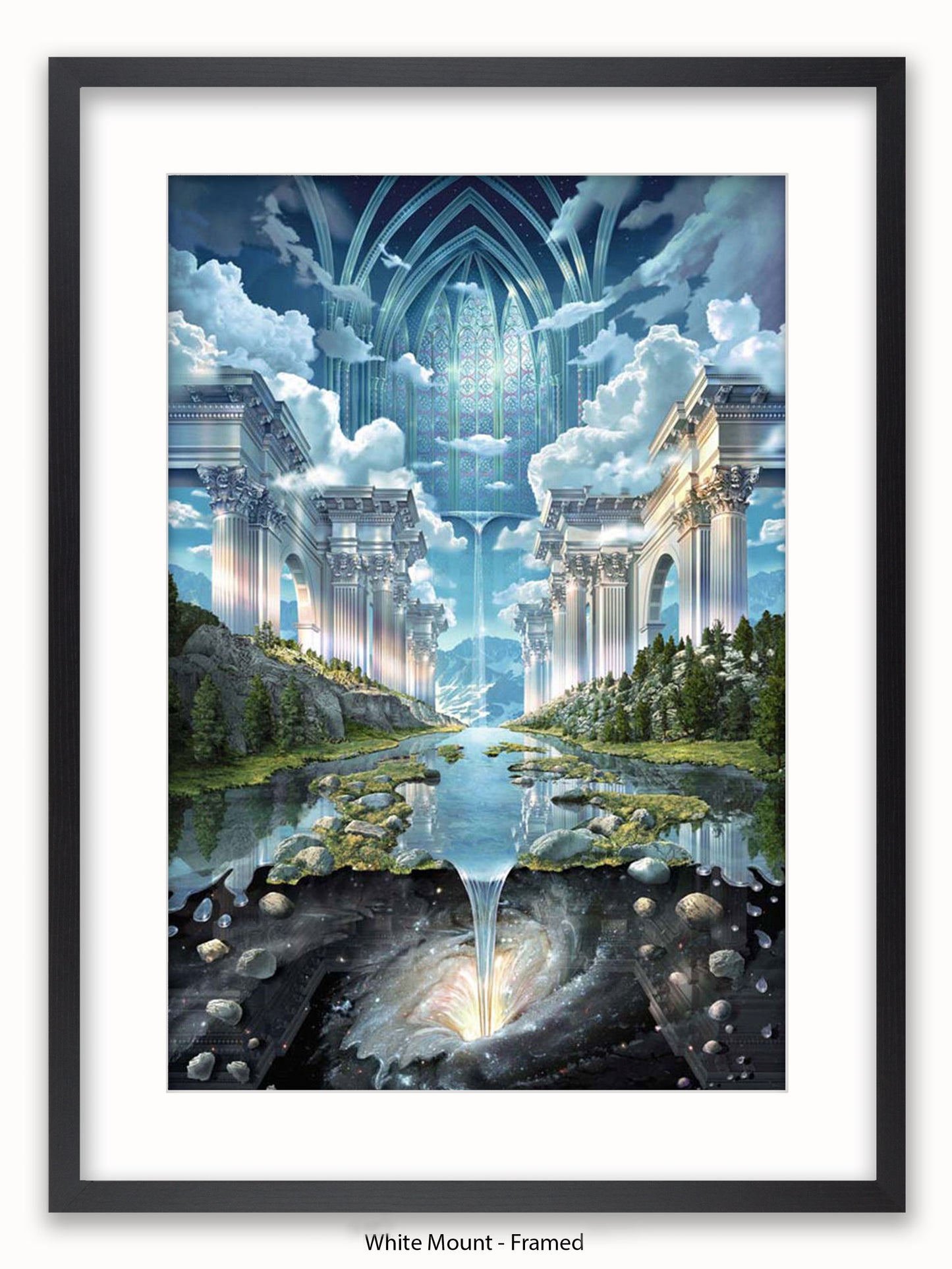 Genesis II Abstract Psychedelic Poster