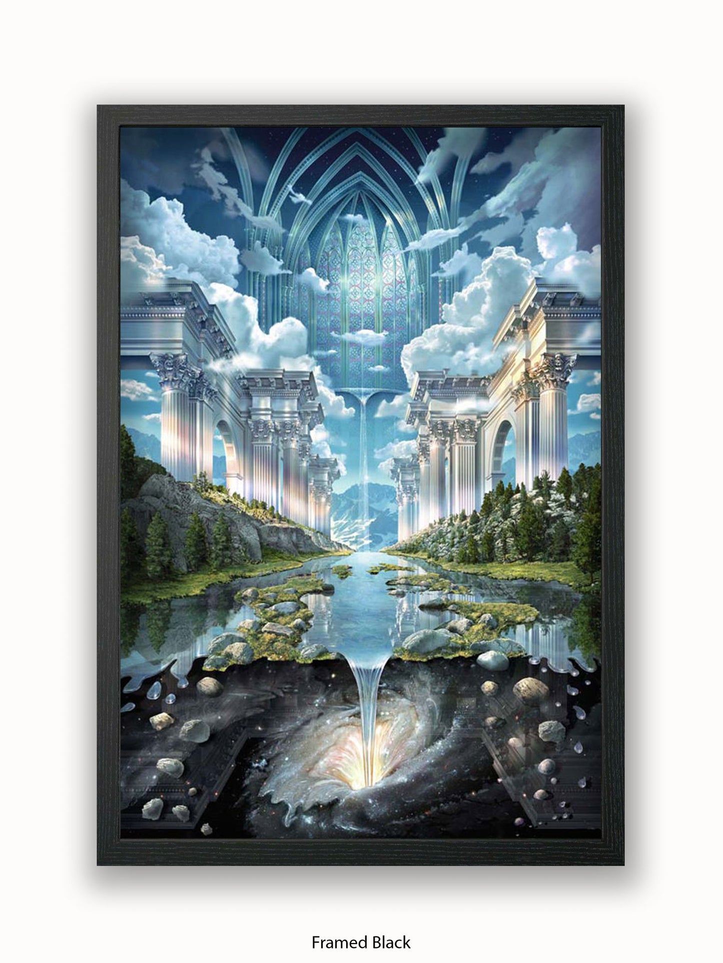 Genesis II Abstract Psychedelic Poster