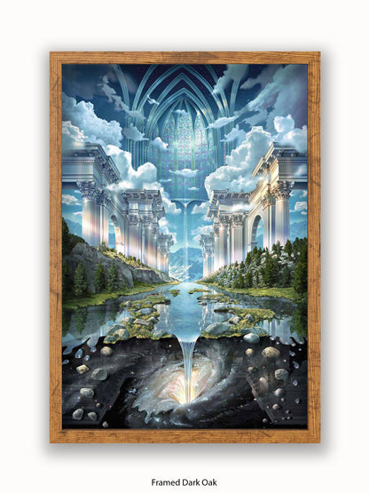 Genesis II Abstract Psychedelic Poster