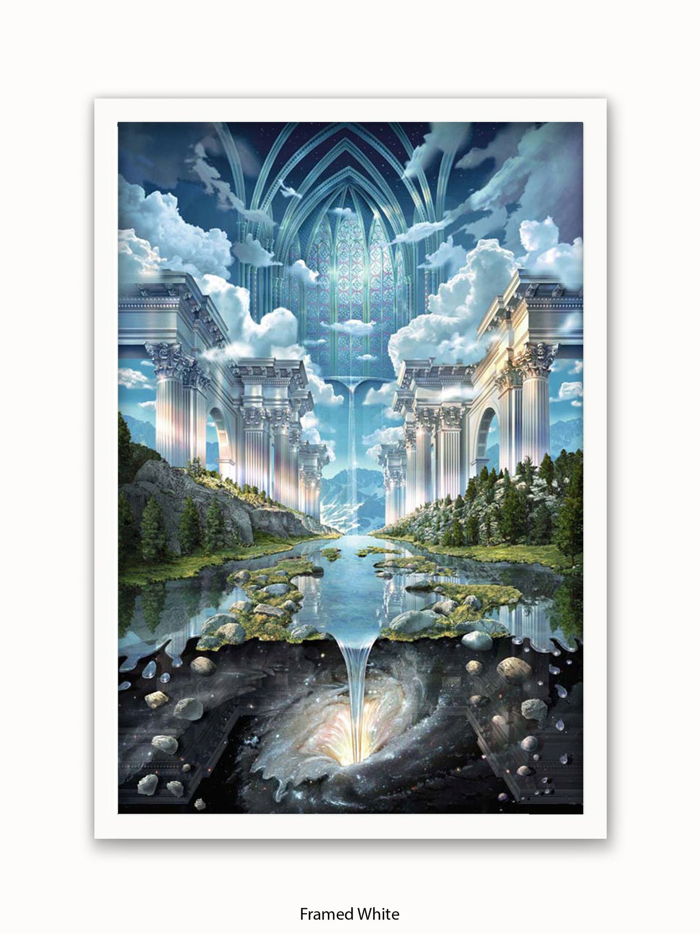 Genesis II Abstract Psychedelic Poster