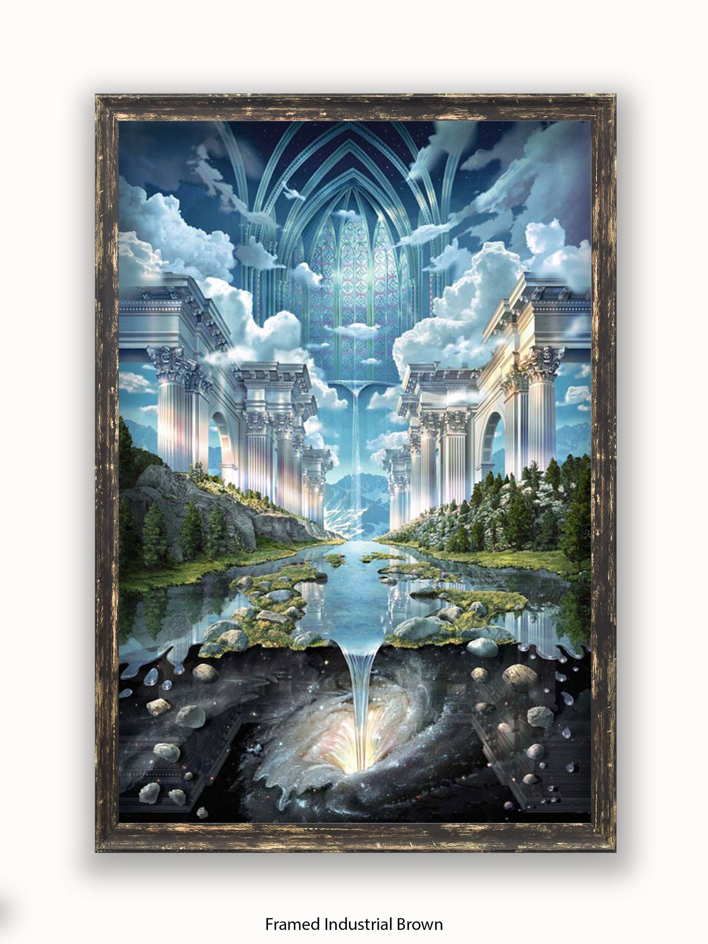 Genesis II Abstract Psychedelic Poster