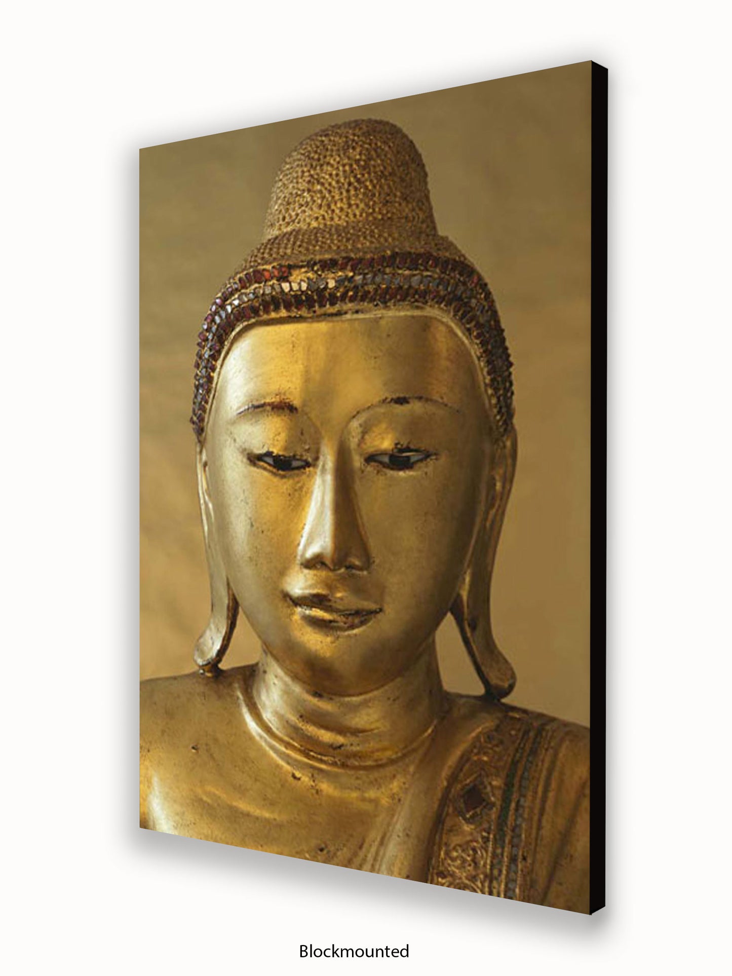 Buddha Golden Medative Harmony Peace Poster