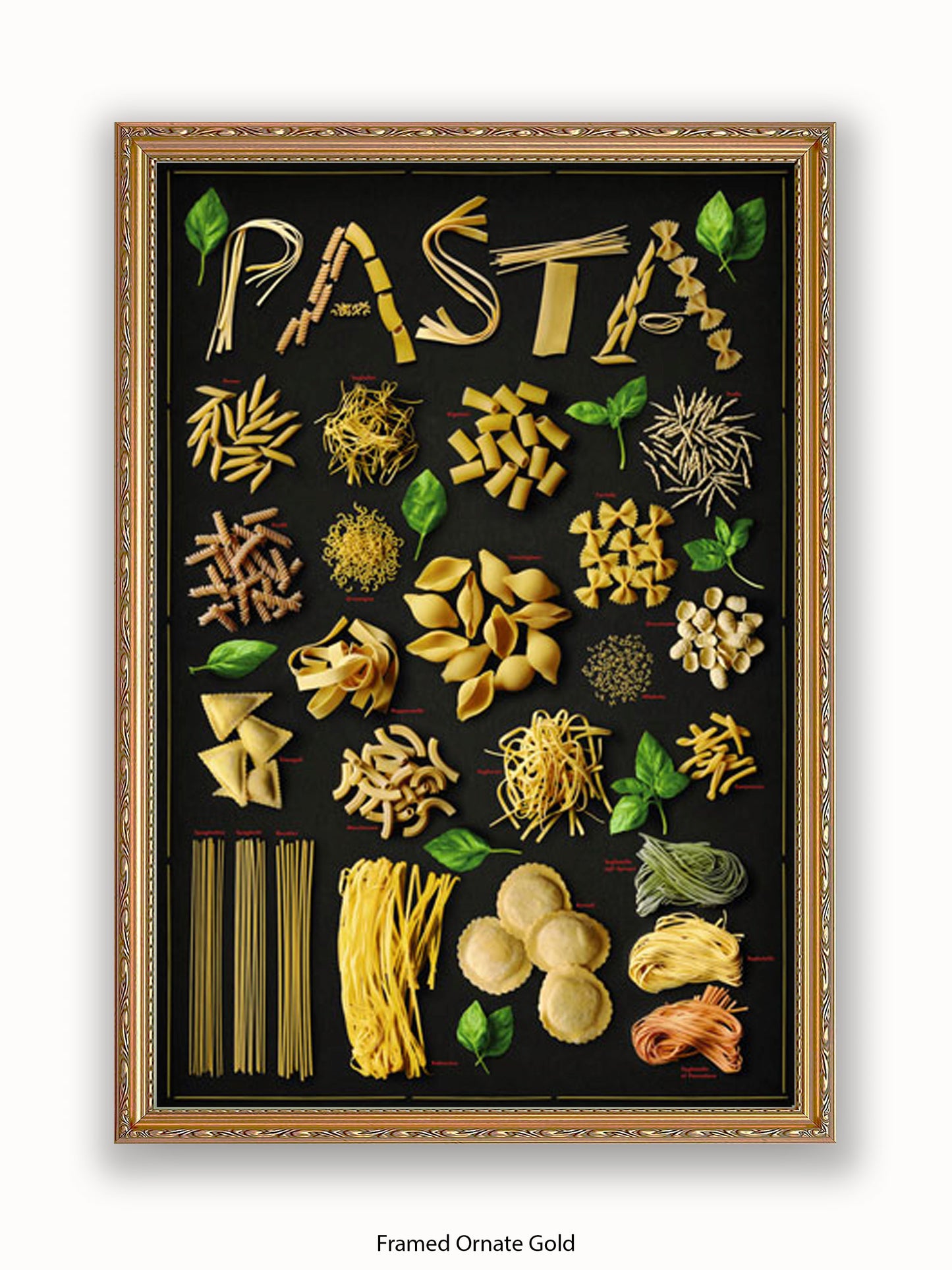 Pasta Types Poster