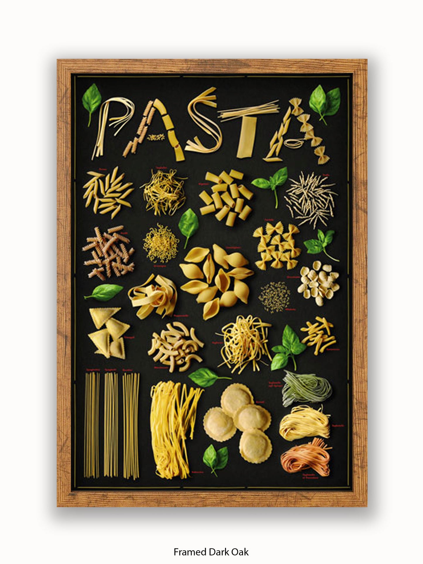 Pasta Types Poster