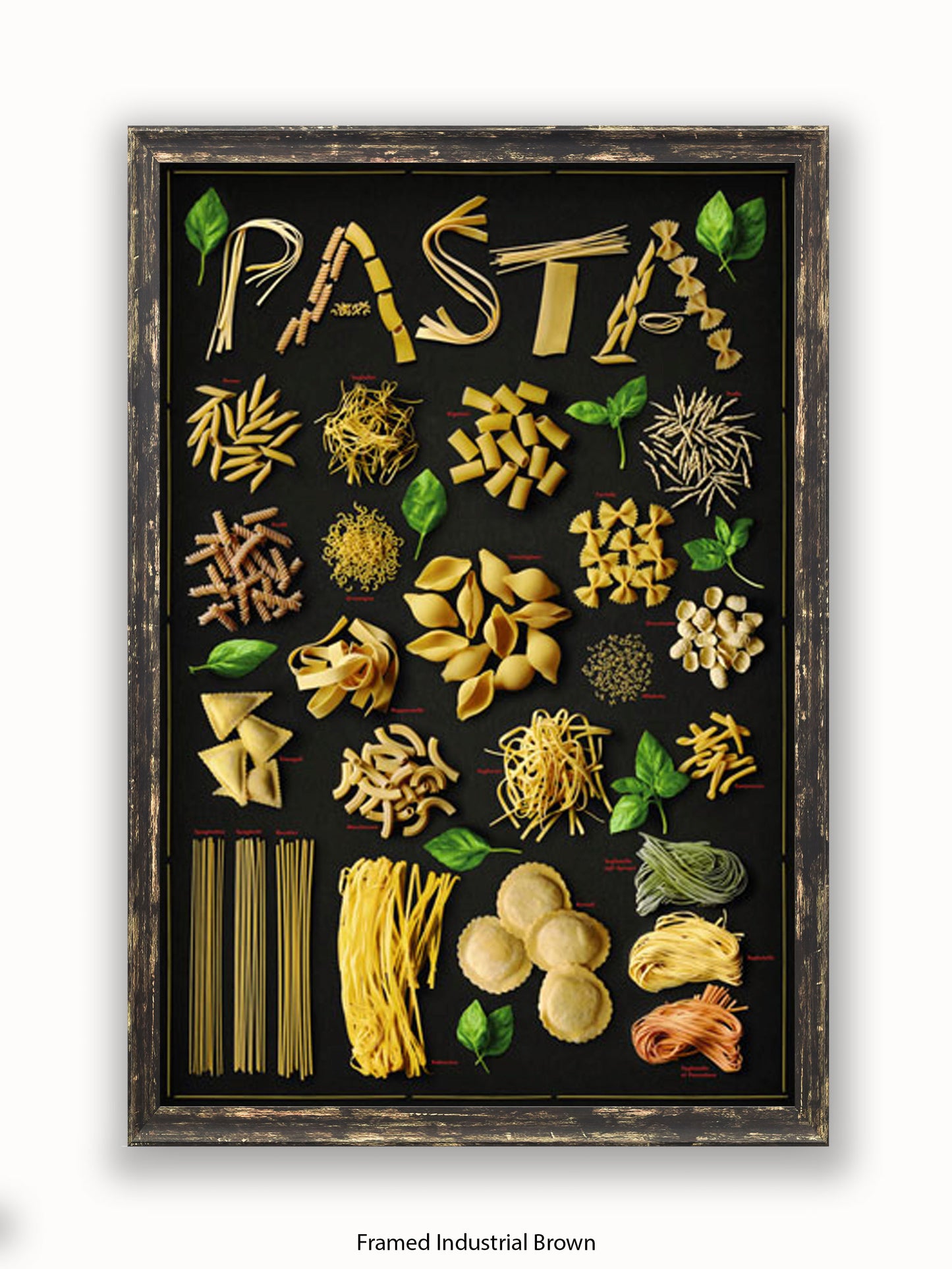 Pasta Types Poster