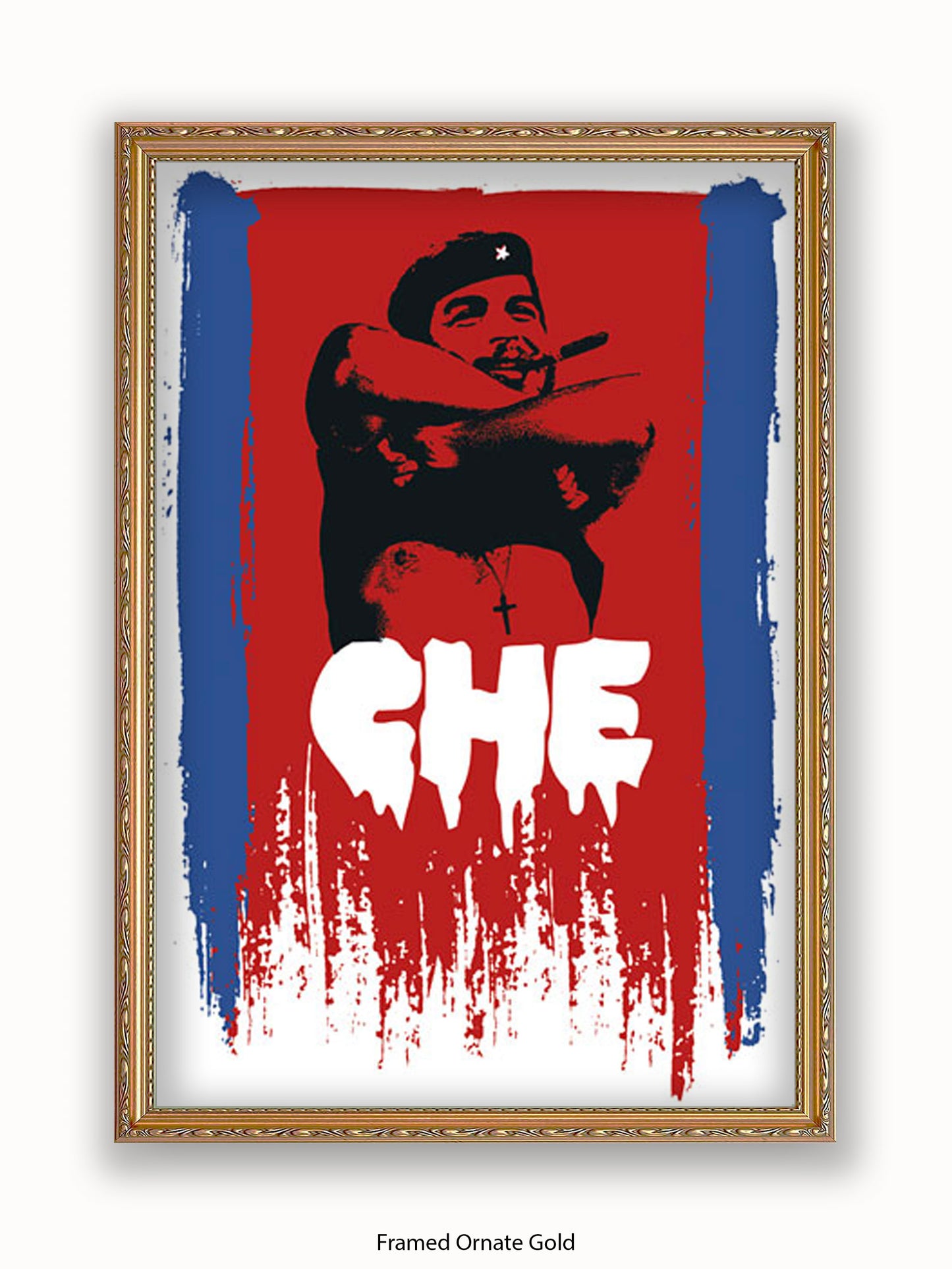 Che Guevara Cuban Flag Poster