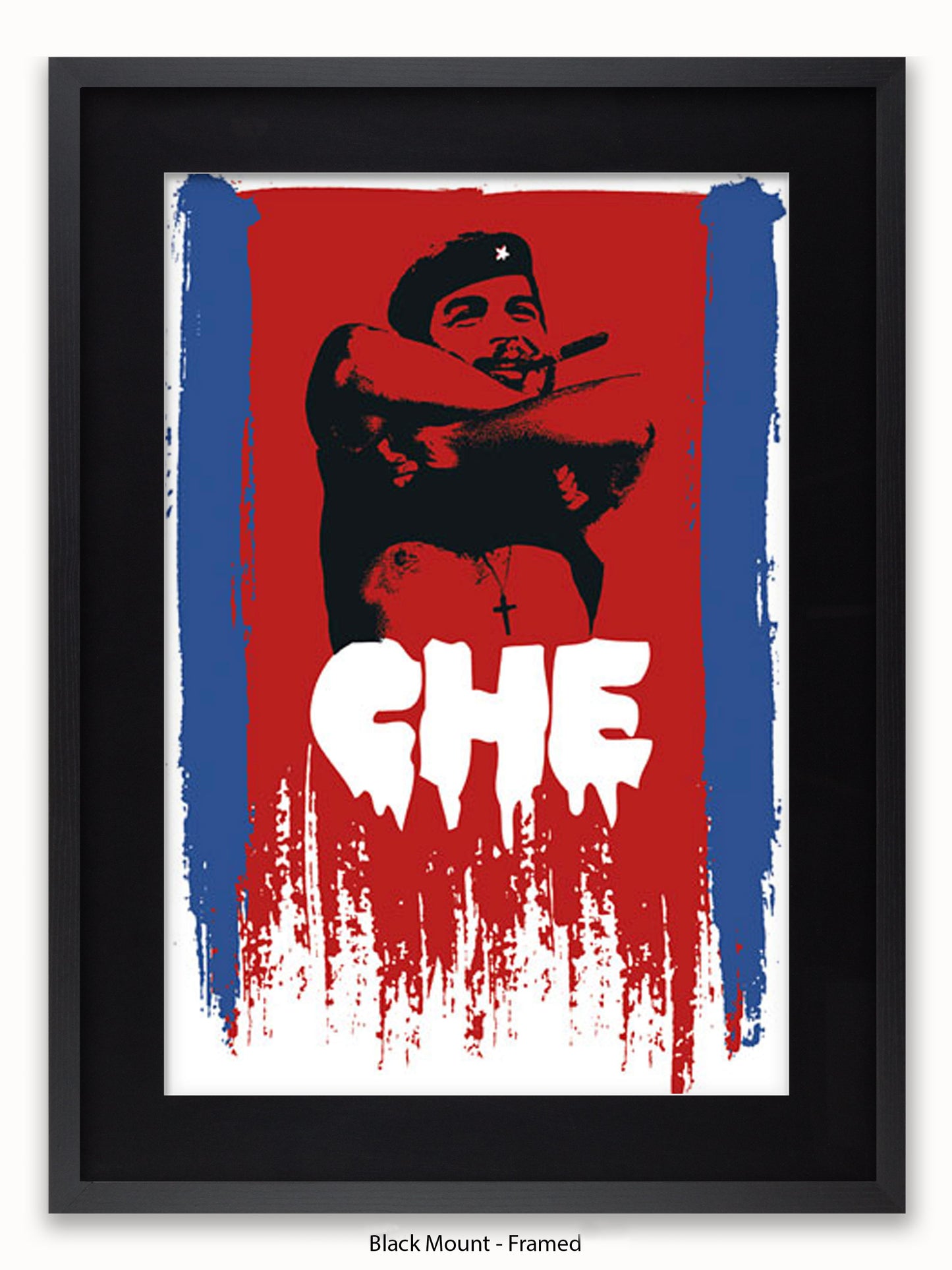 Che Guevara Cuban Flag Poster